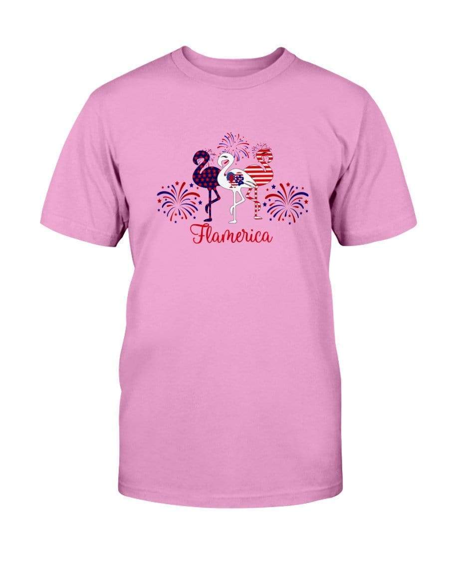 Shirts Azalea / S Winey Bitches Co " Flamerica" Patriotic Flamingo Ultra Cotton T-Shirt WineyBitchesCo
