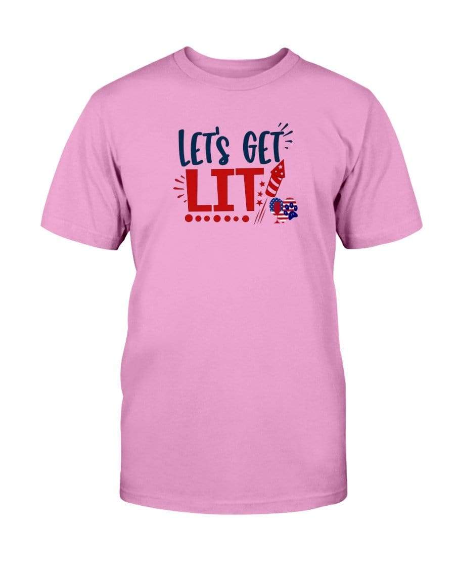 Shirts Azalea / S Winey Bitches Co "Let Get Lit" Ultra Cotton T-Shirt WineyBitchesCo