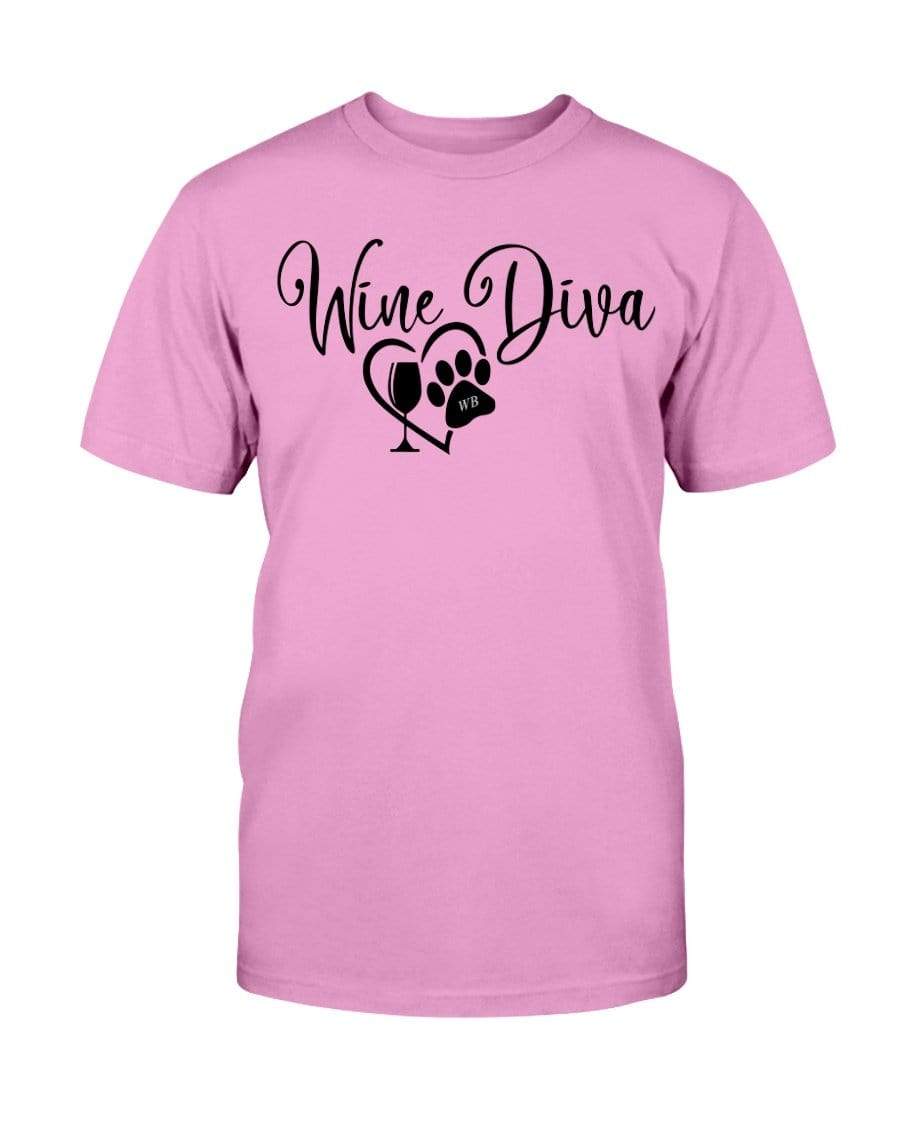 Shirts Azalea / S Winey Bitches Co New "Wine Diva 2" Ultra Cotton T-Shirt WineyBitchesCo