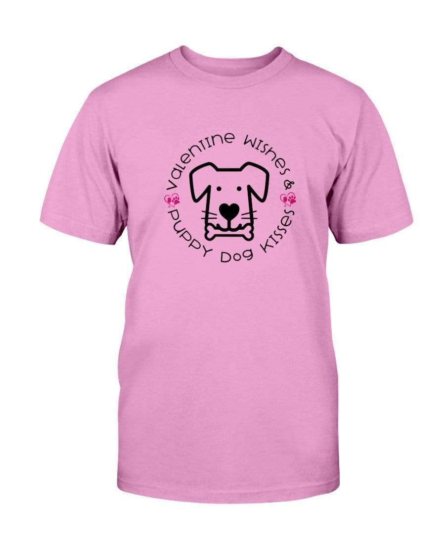 Shirts Azalea / S Winey Bitches Co "Valentine Wishes And Puppy Dog Kisses" (Dog) Ultra Cotton T-Shirt WineyBitchesCo