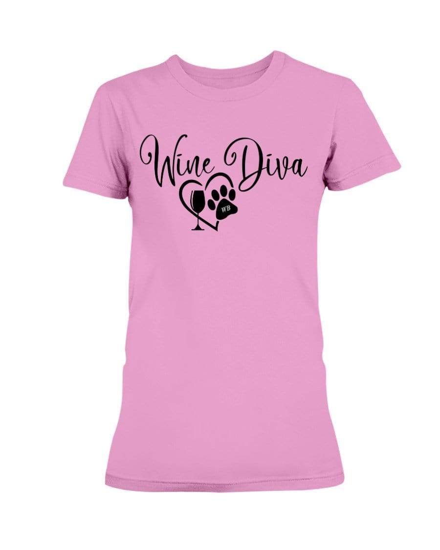 Shirts Azalea / XS Winey Bitches Co New "Wine Diva 2" Ultra Ladies T-Shirt WineyBitchesCo