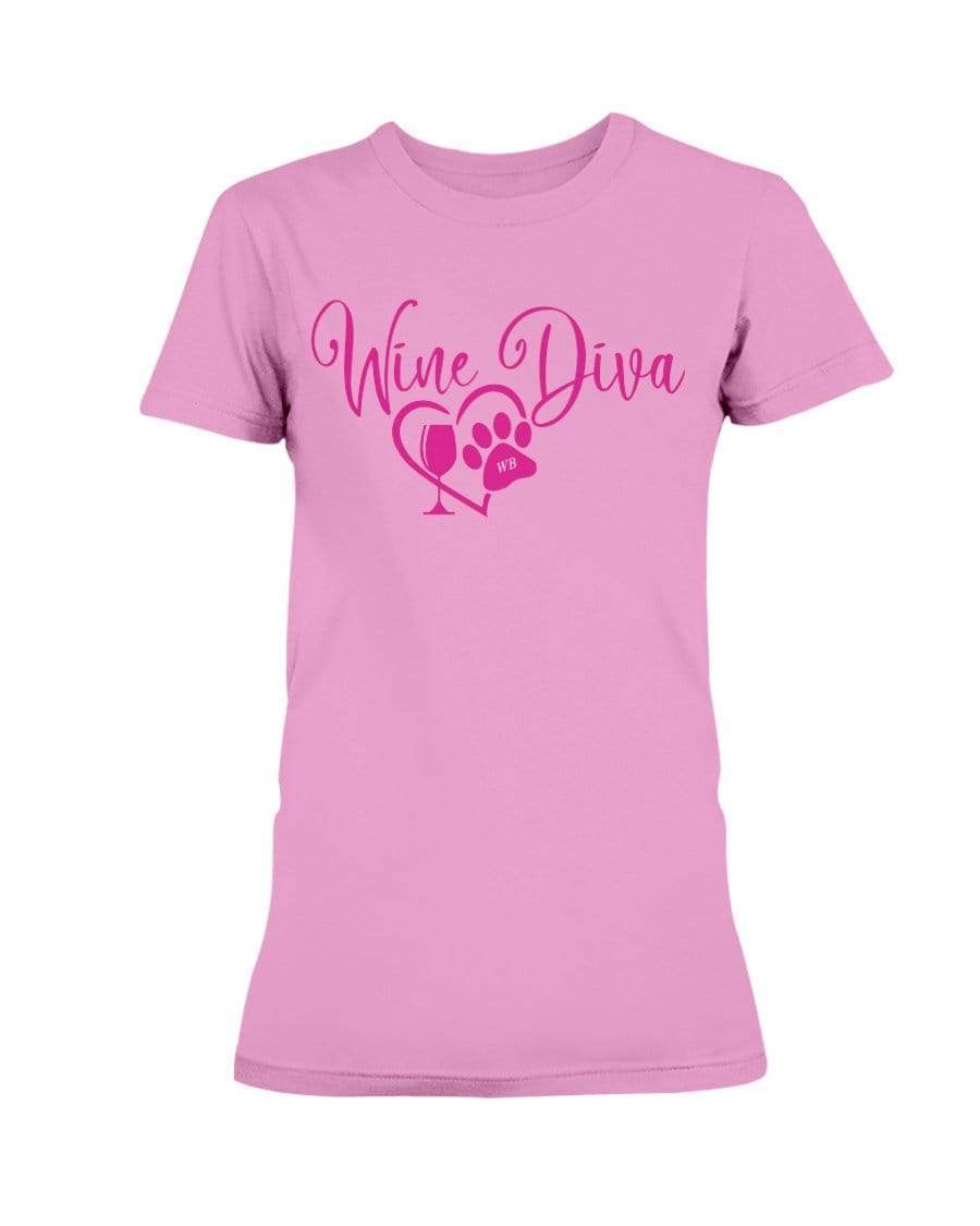 Shirts Azalea / XS Winey Bitches Co New "Wine Diva 2" Ultra Ladies T-Shirt WineyBitchesCo