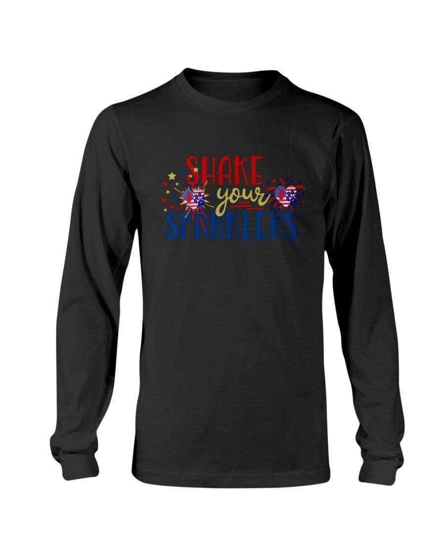 Shirts Black / S Winey Bitches Co "Shake your Sparklers" Long Sleeve T-Shirt WineyBitchesCo