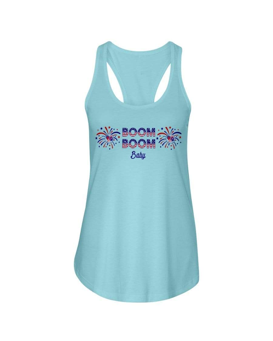 Shirts Cancun / XS Winey Bitches Co "Boom Boom Baby" Ladies Racerback Tank WineyBitchesCo