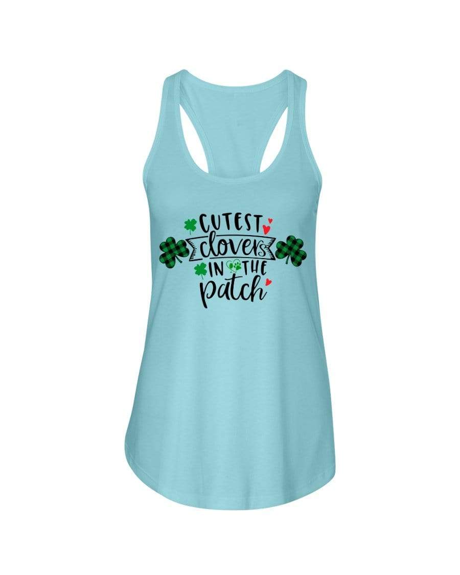Shirts Cancun / XS Winey Bitches Co "Cutest Clovers in the Patch" Ladies Racerback Tank Top* WineyBitchesCo