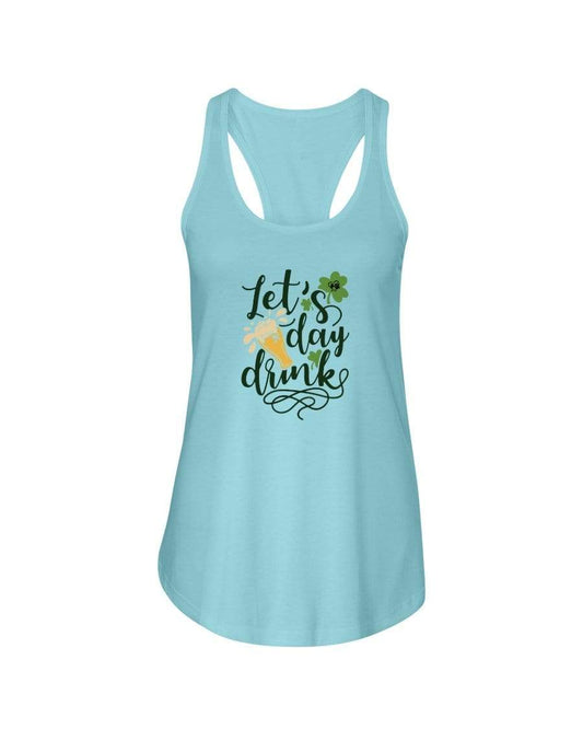 Shirts Cancun / XS Winey Bitches Co "Let's Day Drink" Ladies Racerback Tank Top* WineyBitchesCo