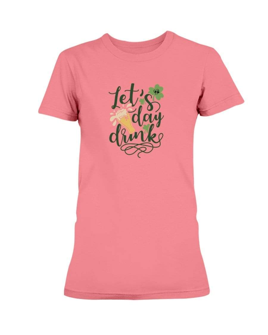Shirts Coral Silk / S Winey Bitches Co "Let's Day Drink" Ladies Missy T-Shirt WineyBitchesCo