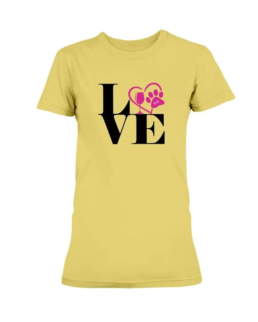 Shirts Daisy / S Winey Bitches Co "Love Squared" Ladies Missy T-Shirt WineyBitchesCo