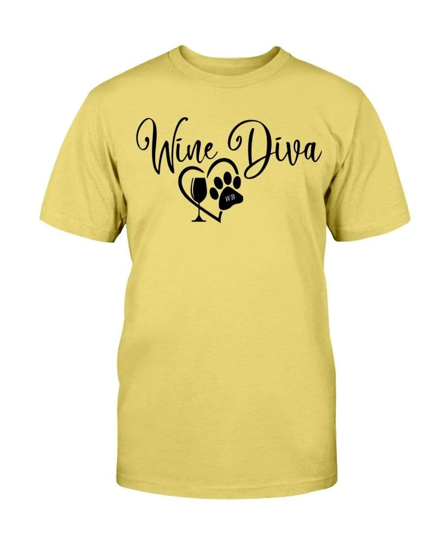 Shirts Daisy / S Winey Bitches Co New "Wine Diva 2" Ultra Cotton T-Shirt WineyBitchesCo