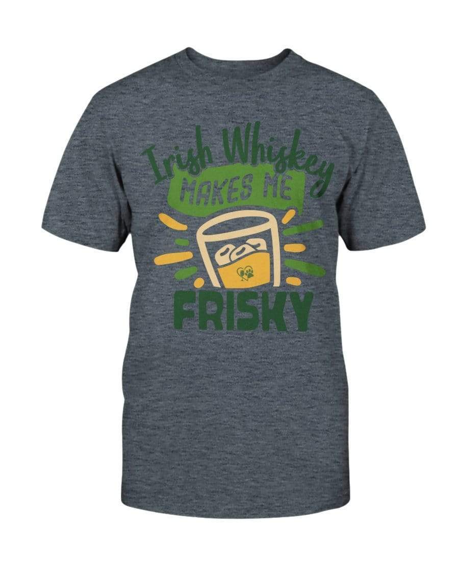 Shirts Dark Heather / S Winey Bitches Co "Irish Whiskey Makes Me Frisky" Ultra Cotton T-Shirt WineyBitchesCo