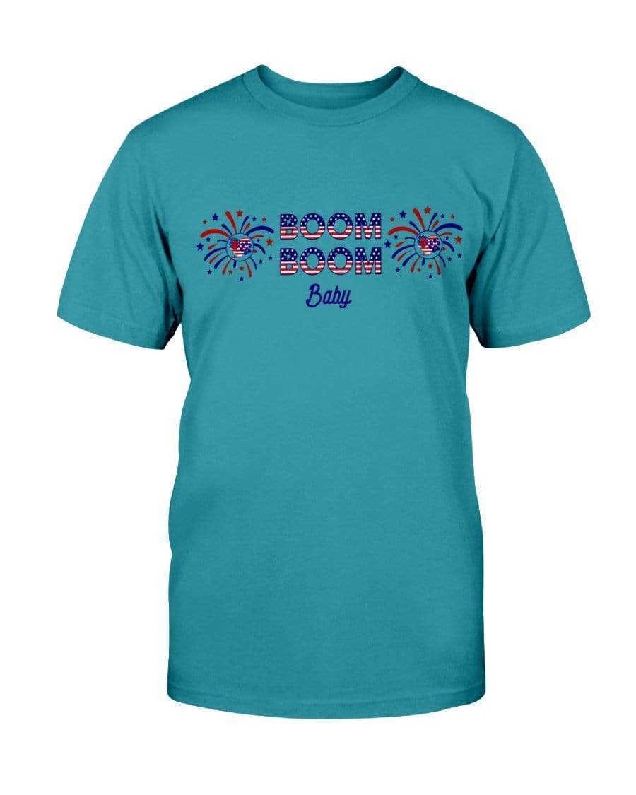 Shirts Galapagos Blue / S Winey Bitches Co "Boom Boom Baby" Ultra Cotton T-Shirt-4th of July WineyBitchesCo