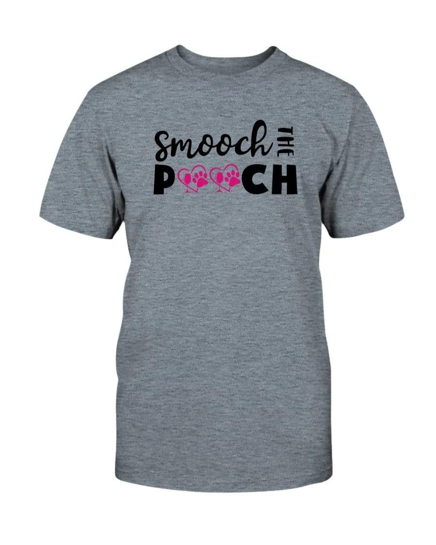 Shirts Heather Indigo / S Winey Bitches Co "Smooch The Pooch" Ultra Cotton T-Shirt WineyBitchesCo
