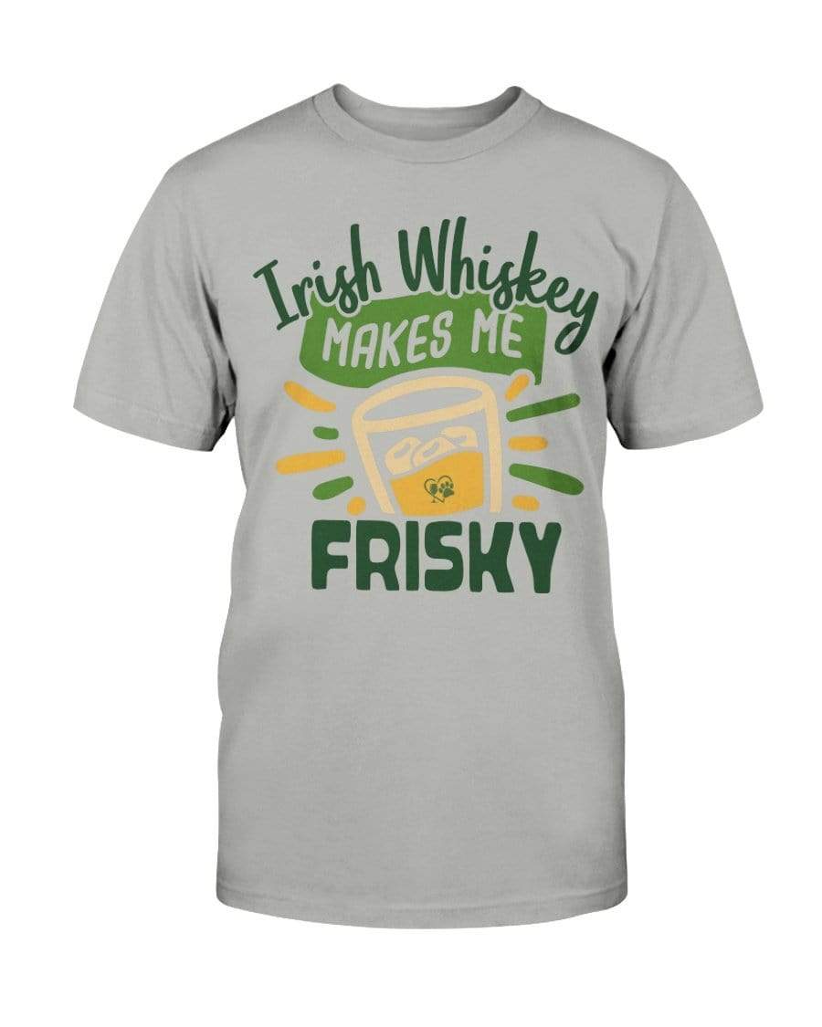 Shirts Ice Grey / S Winey Bitches Co "Irish Whiskey Makes Me Frisky" Ultra Cotton T-Shirt WineyBitchesCo