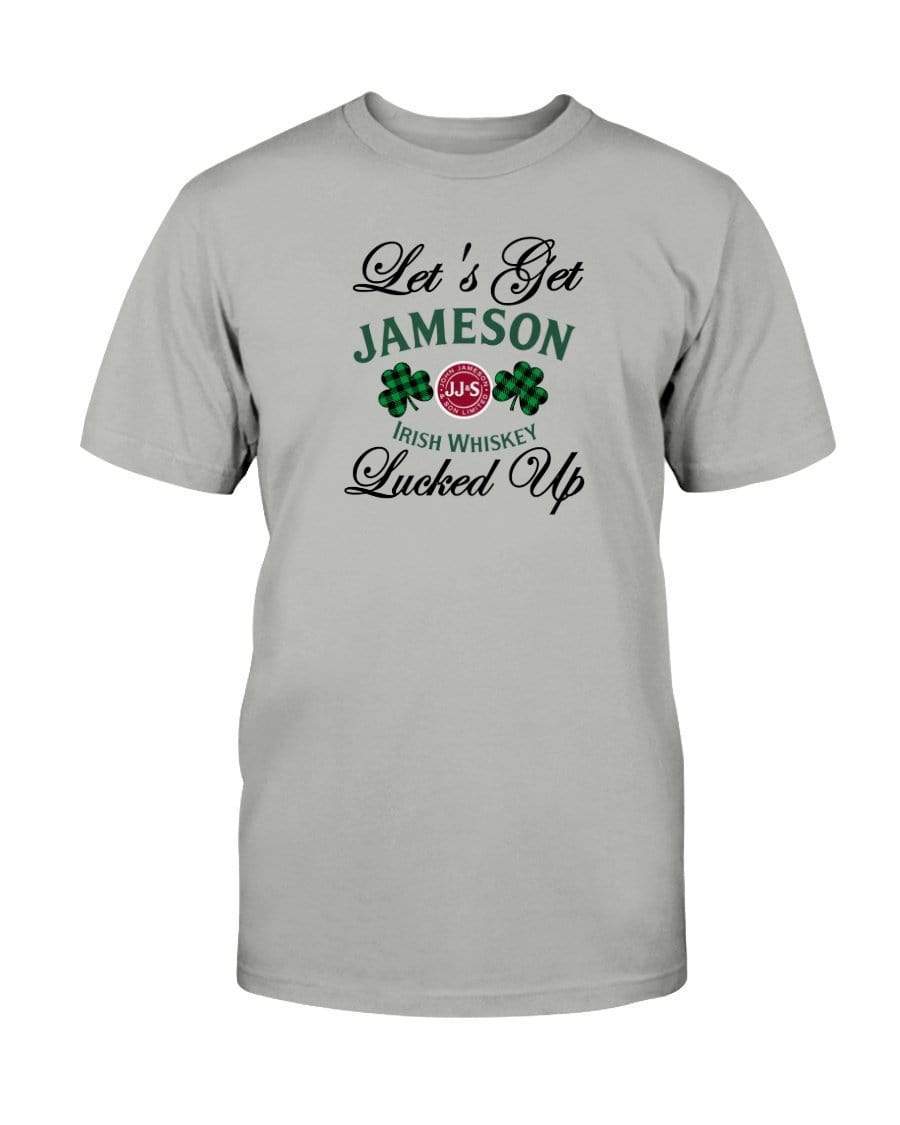 Shirts Ice Grey / S Winey Bitches Co "Let's Get Lucked Up" Jameson Ultra Cotton T-Shirt WineyBitchesCo