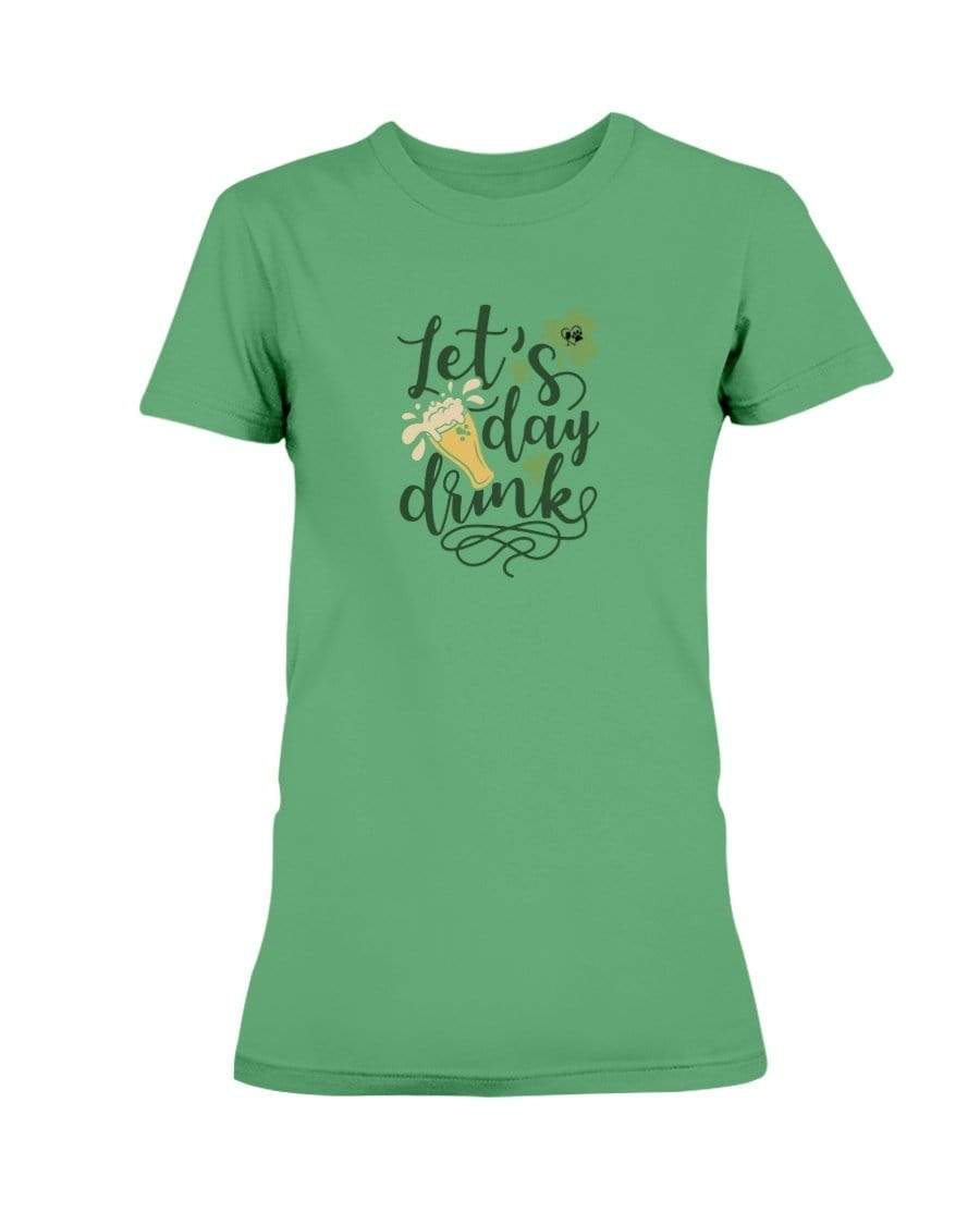 Shirts Irish Green / S Winey Bitches Co "Let's Day Drink" Ladies Missy T-Shirt WineyBitchesCo