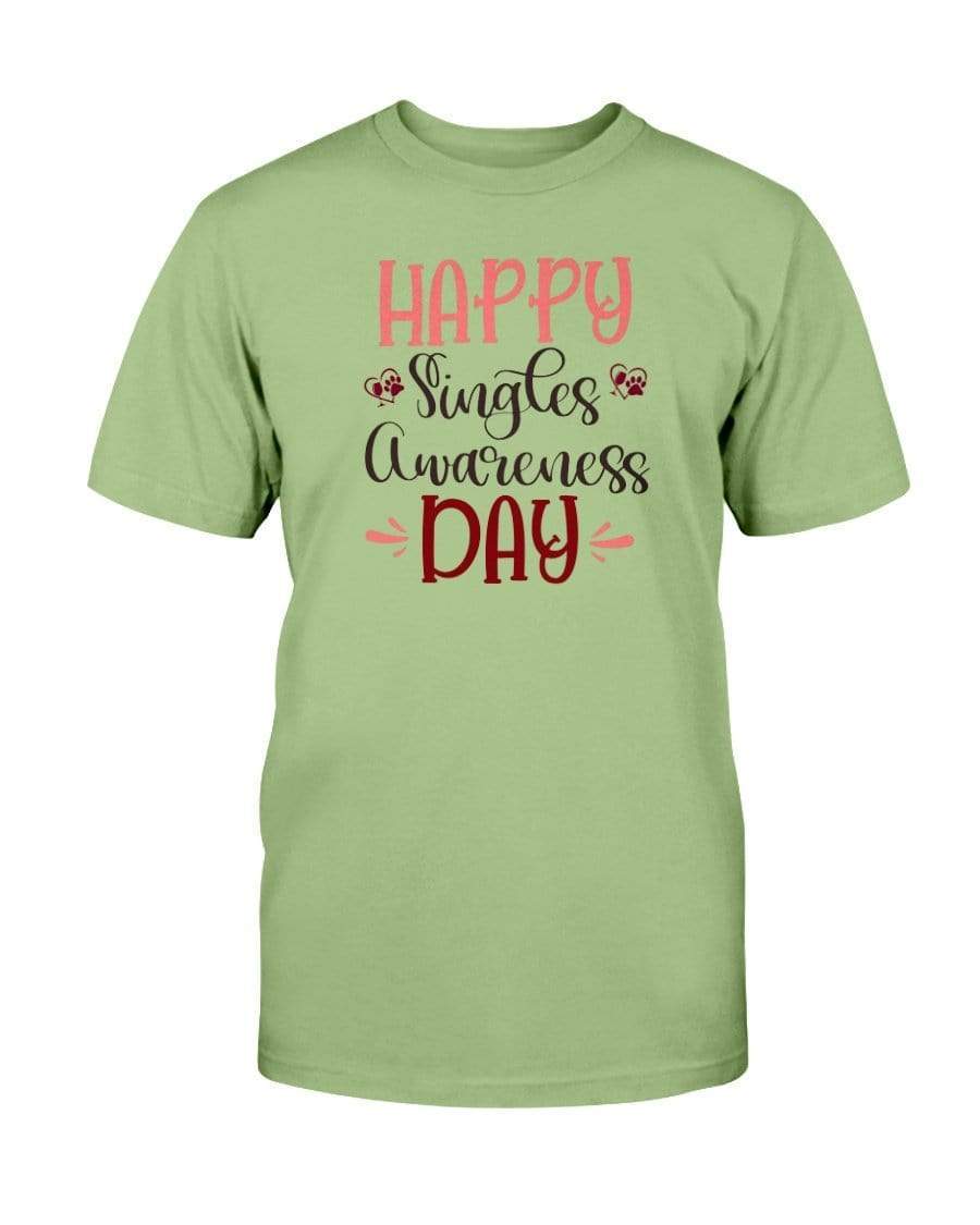 Shirts Kiwi / S Winey Bitches Co "Happy Single Awareness Day" Ultra Cotton T-Shirt WineyBitchesCo