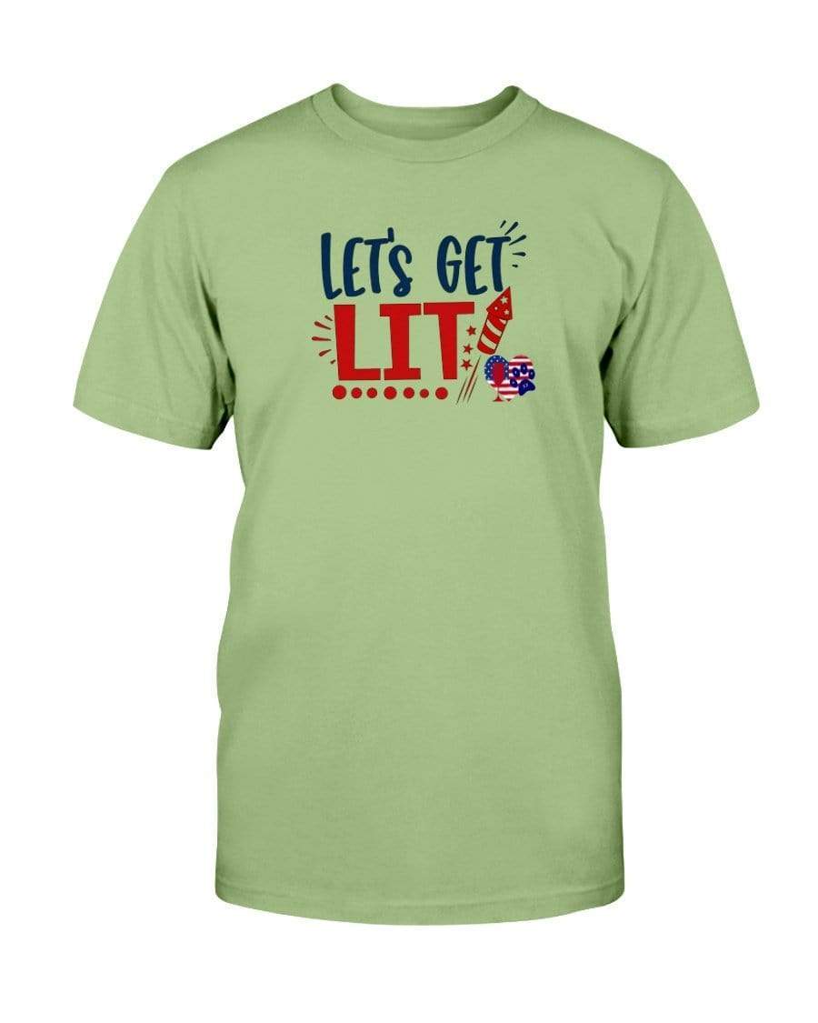 Shirts Kiwi / S Winey Bitches Co "Let Get Lit" Ultra Cotton T-Shirt WineyBitchesCo