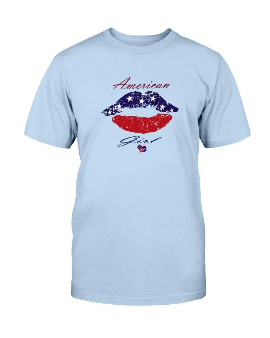 Shirts Light Blue / S Winey Bitches Co "American Girl" Ultra Cotton T-Shirt WineyBitchesCo