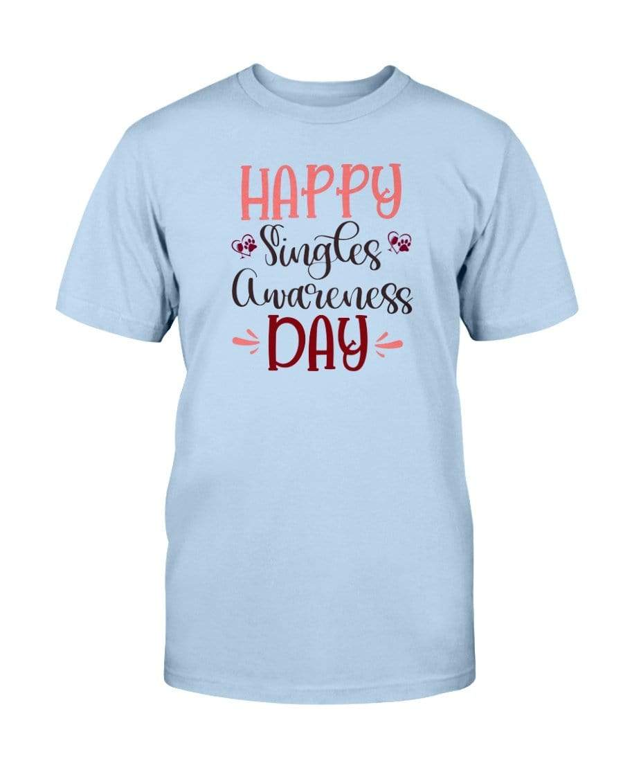 Shirts Light Blue / S Winey Bitches Co "Happy Single Awareness Day" Ultra Cotton T-Shirt WineyBitchesCo