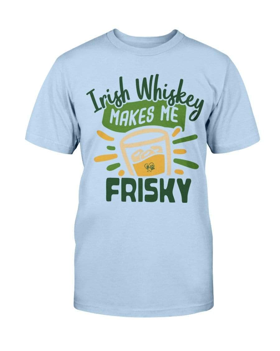 Shirts Light Blue / S Winey Bitches Co "Irish Whiskey Makes Me Frisky" Ultra Cotton T-Shirt WineyBitchesCo