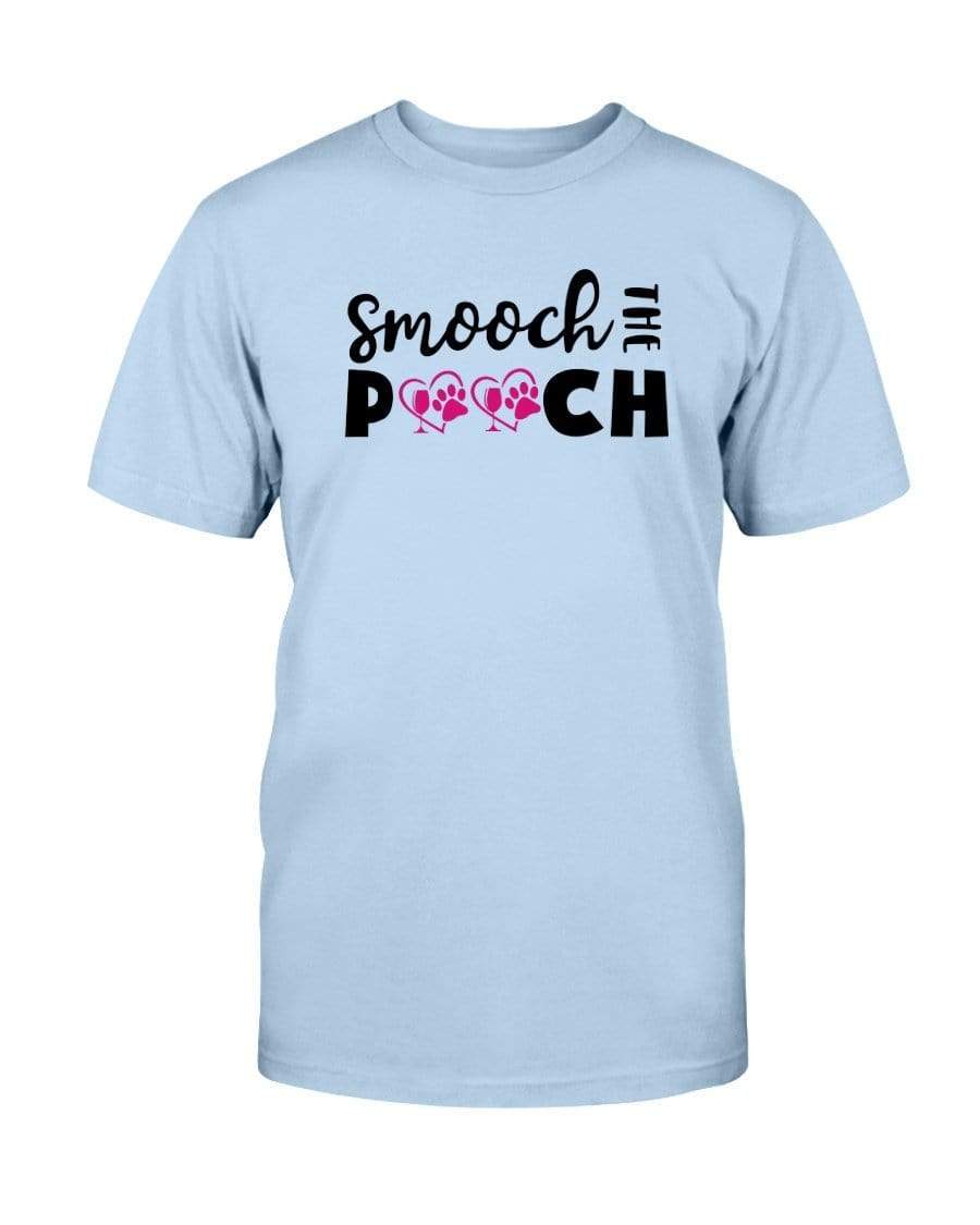Shirts Light Blue / S Winey Bitches Co "Smooch The Pooch" Ultra Cotton T-Shirt WineyBitchesCo