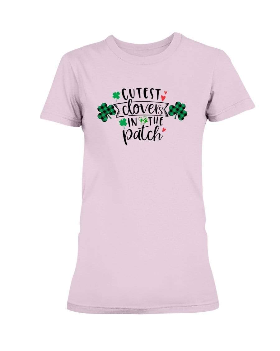 Shirts Light Pink / S Winey Bitches Co "Cutest Clovers in the Patch" Ladies Missy T-Shirt WineyBitchesCo