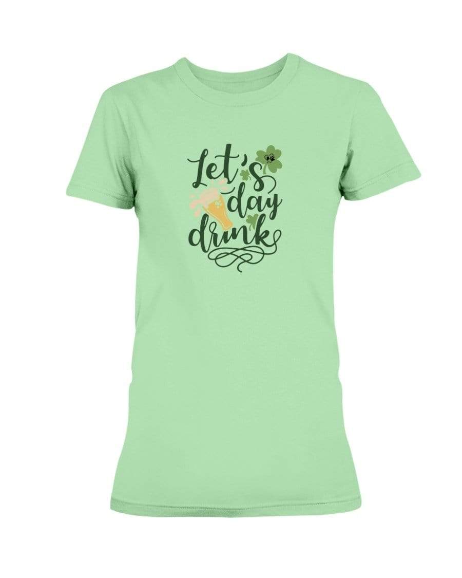 Shirts Mint Green / S Winey Bitches Co "Let's Day Drink" Ladies Missy T-Shirt WineyBitchesCo