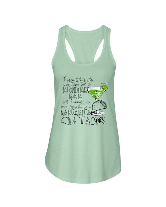 Shirts Mint / XS Winey Bitches Co Margaritas and Tacos Ladies Racerback Tank WineyBitchesCo