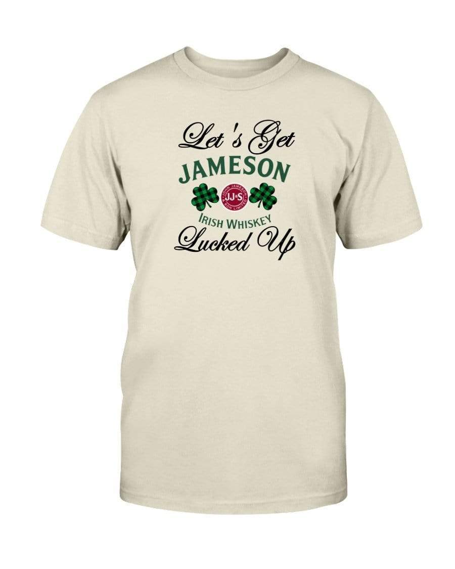 Shirts Natural / S Winey Bitches Co "Let's Get Lucked Up" Jameson Ultra Cotton T-Shirt WineyBitchesCo