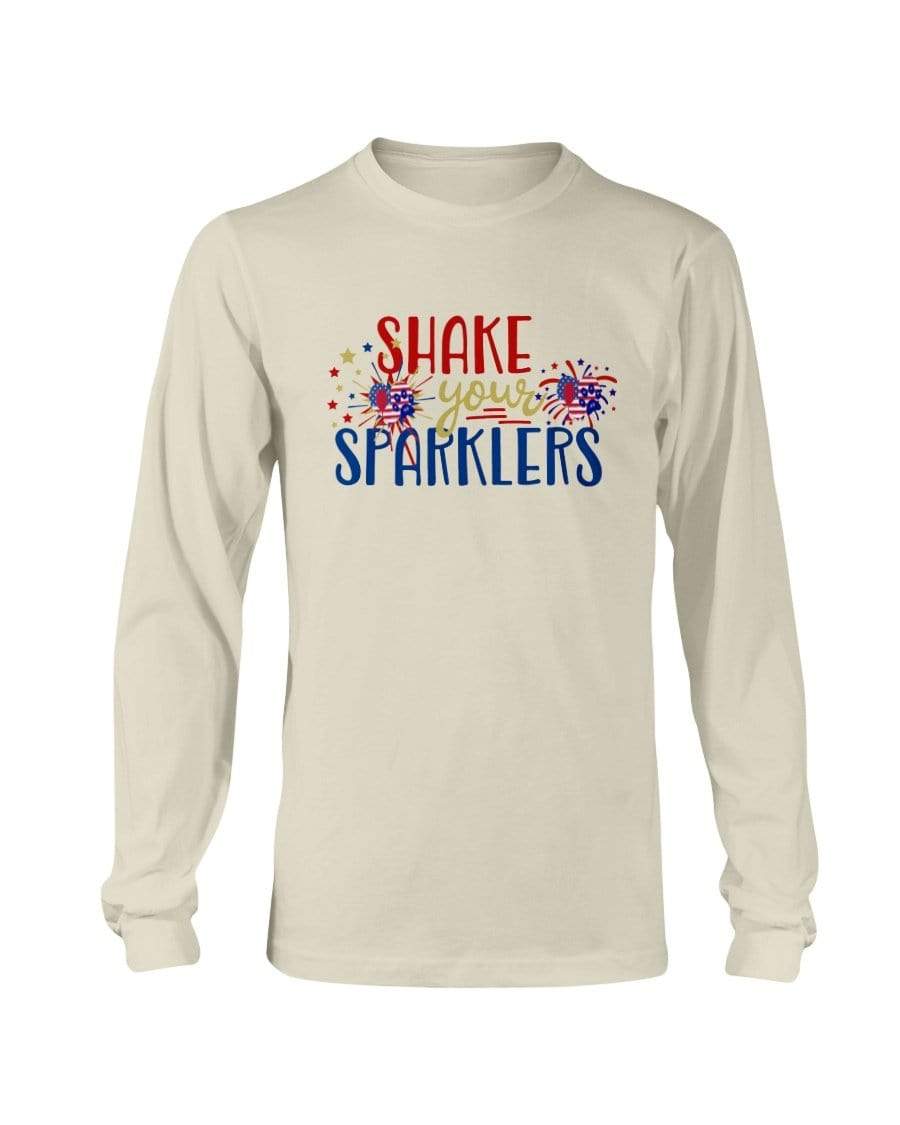 Shirts Natural / S Winey Bitches Co "Shake your Sparklers" Long Sleeve T-Shirt WineyBitchesCo
