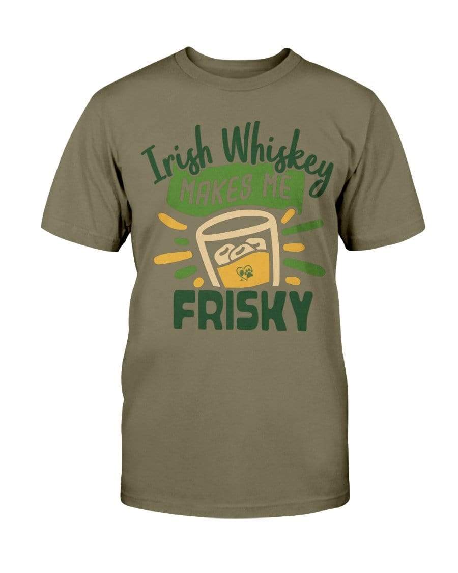 Shirts Olive / S Winey Bitches Co "Irish Whiskey Makes Me Frisky" Ultra Cotton T-Shirt WineyBitchesCo