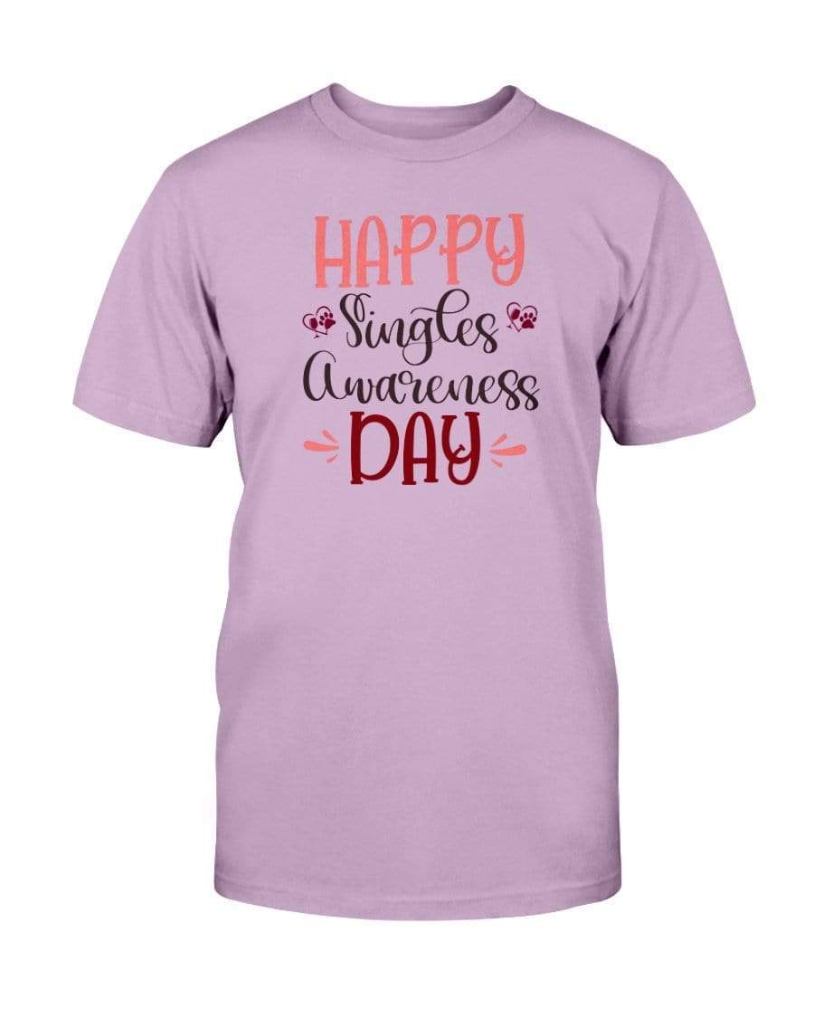 Shirts Orchid / S Winey Bitches Co "Happy Single Awareness Day" Ultra Cotton T-Shirt WineyBitchesCo