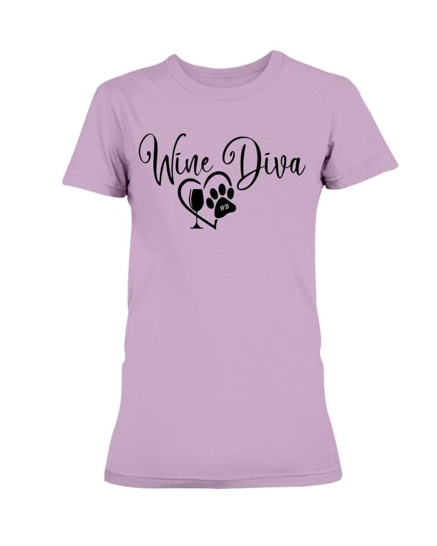 Shirts Orchid / XS Winey Bitches Co New "Wine Diva 2" Ultra Ladies T-Shirt WineyBitchesCo