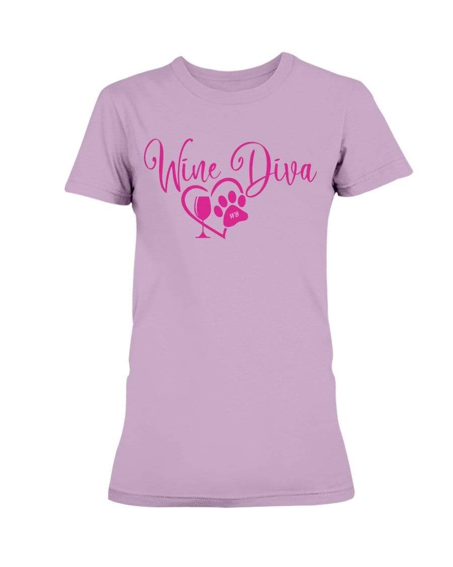 Shirts Orchid / XS Winey Bitches Co New "Wine Diva 2" Ultra Ladies T-Shirt WineyBitchesCo