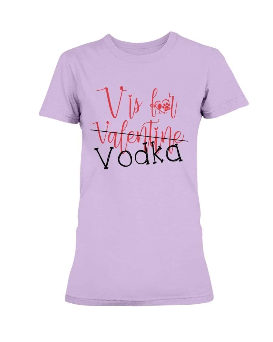 Shirts Orchid / XS Winey Bitches Co "V is for Vodka" Ultra Ladies T-Shirt WineyBitchesCo