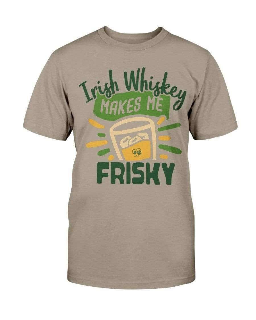 Shirts Prairie Dust / S Winey Bitches Co "Irish Whiskey Makes Me Frisky" Ultra Cotton T-Shirt WineyBitchesCo