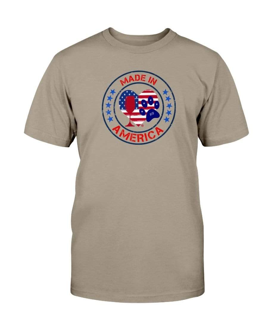 Shirts Prairie Dust / S Winey Bitches Co "Made In America" Ultra Cotton T-Shirt WineyBitchesCo