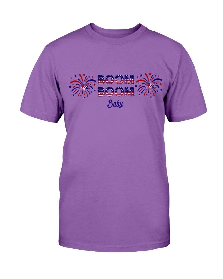 Shirts Purple / S Winey Bitches Co "Boom Boom Baby" Ultra Cotton T-Shirt-4th of July WineyBitchesCo
