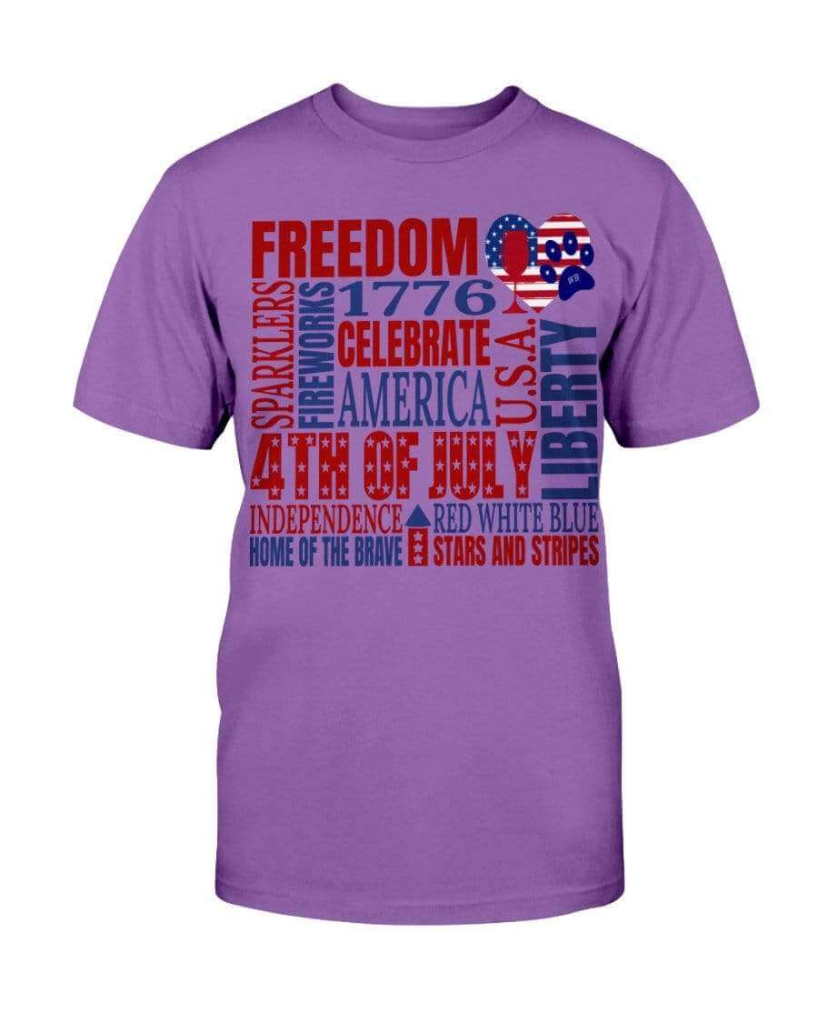 Shirts Purple / S Winey Bitches Co "Celebrate America" Ultra Cotton T-Shirt-4th of July WineyBitchesCo