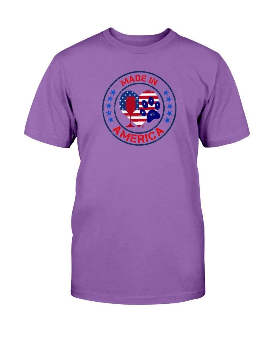 Shirts Purple / S Winey Bitches Co "Made In America" Ultra Cotton T-Shirt WineyBitchesCo