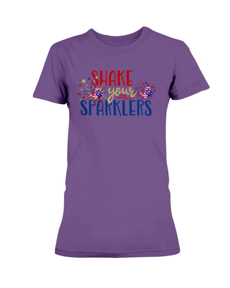 Shirts Purple / XS Winey Bitches Co "Shake your Sparklers" Ultra Ladies T-Shirt WineyBitchesCo