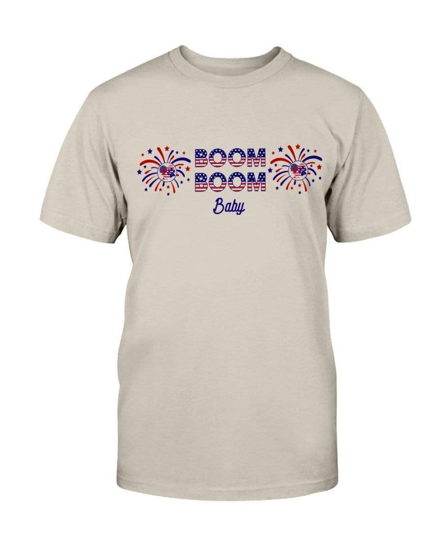 Shirts Sand / S Winey Bitches Co "Boom Boom Baby" Ultra Cotton T-Shirt-4th of July WineyBitchesCo