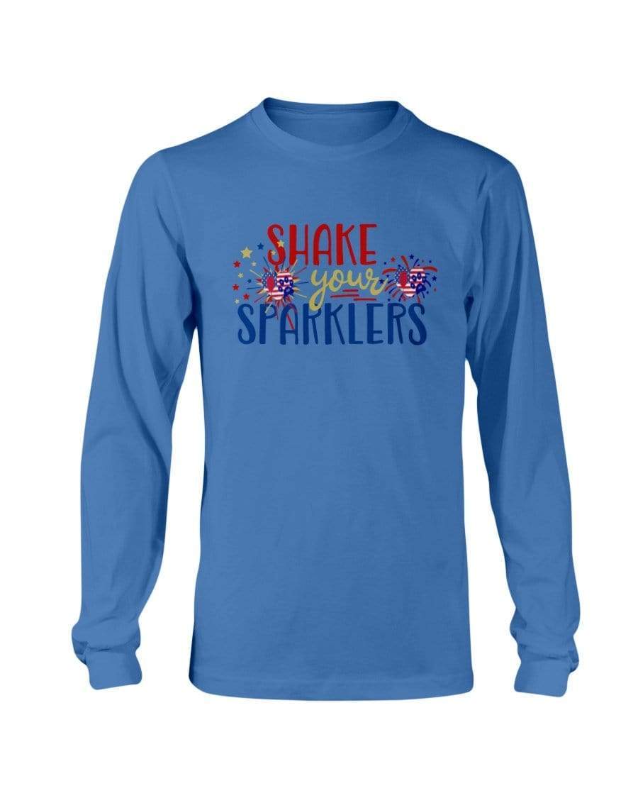 Shirts Sapphire / S Winey Bitches Co "Shake your Sparklers" Long Sleeve T-Shirt WineyBitchesCo