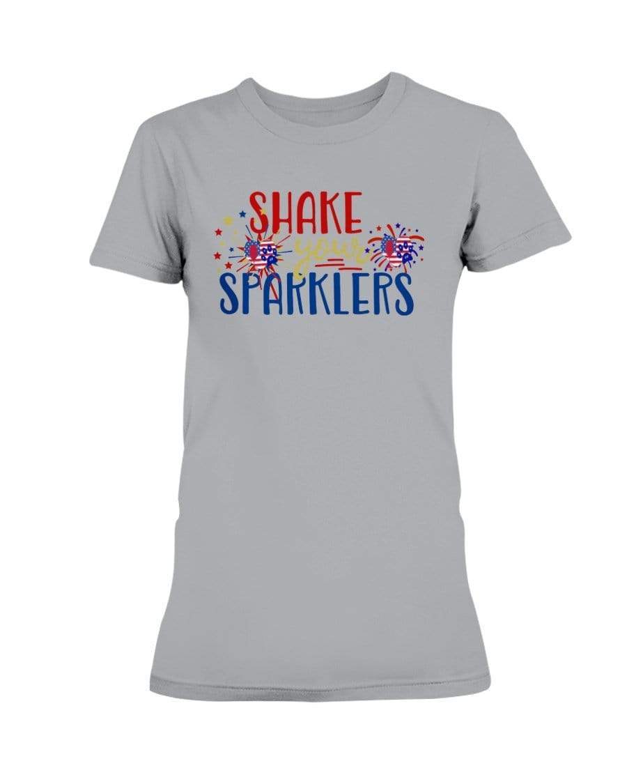 Shirts Sports Grey / XS Winey Bitches Co "Shake your Sparklers" Ultra Ladies T-Shirt WineyBitchesCo