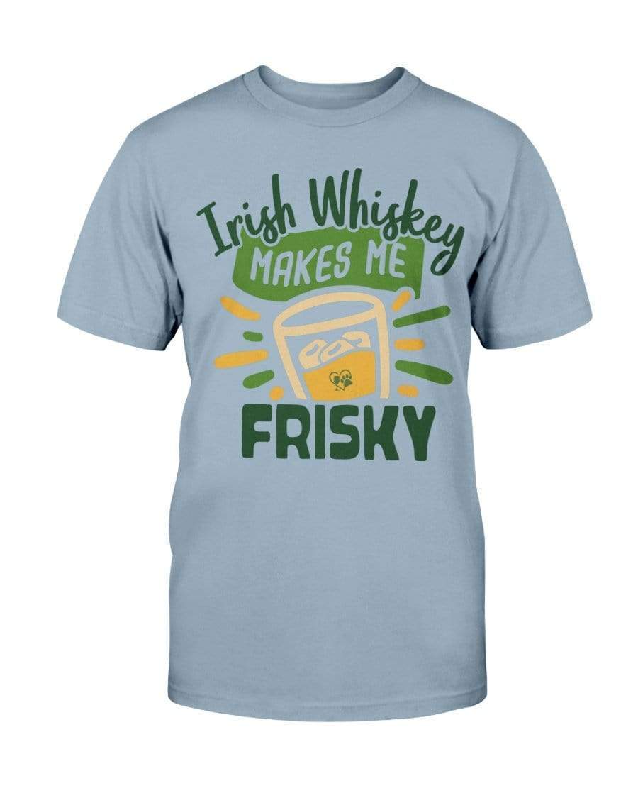 Shirts Stone Blue / S Winey Bitches Co "Irish Whiskey Makes Me Frisky" Ultra Cotton T-Shirt WineyBitchesCo