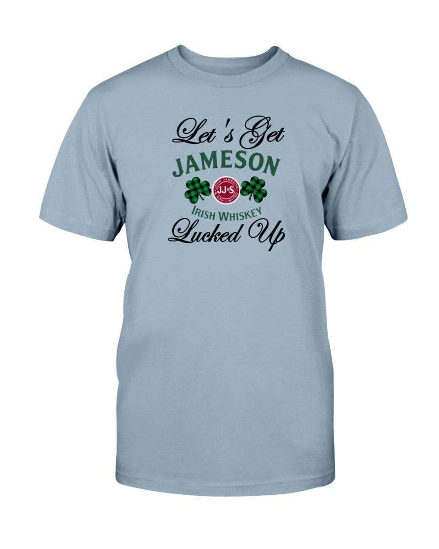 Shirts Stone Blue / S Winey Bitches Co "Let's Get Lucked Up" Jameson Ultra Cotton T-Shirt WineyBitchesCo