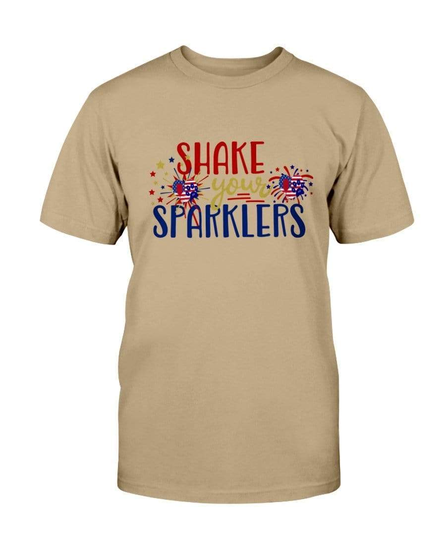 Shirts Tan / S Winey Bitches Co "Shake your Sparklers" Ultra Cotton T-Shirt WineyBitchesCo