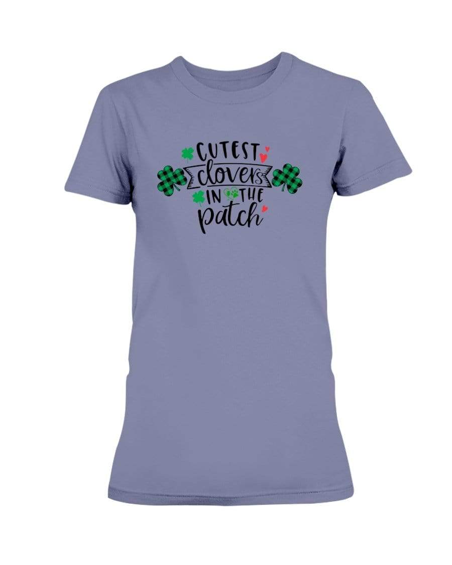 Shirts Violet / S Winey Bitches Co "Cutest Clovers in the Patch" Ladies Missy T-Shirt WineyBitchesCo