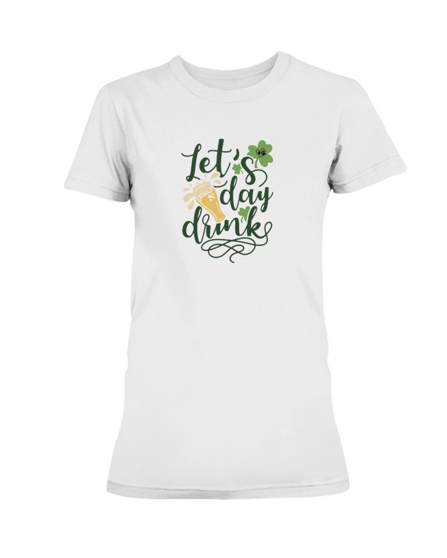 Shirts White / S Winey Bitches Co "Let's Day Drink" Ladies Missy T-Shirt WineyBitchesCo