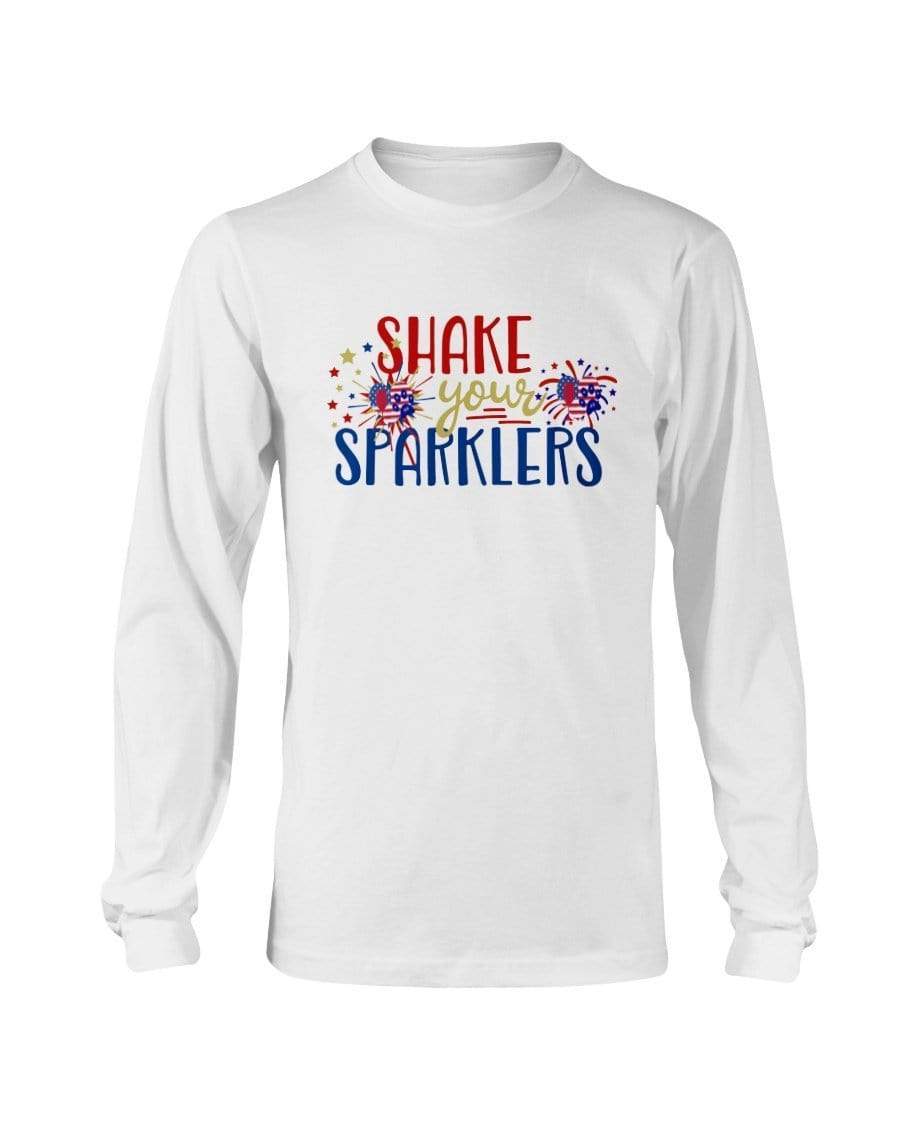 Shirts White / S Winey Bitches Co "Shake your Sparklers" Long Sleeve T-Shirt WineyBitchesCo